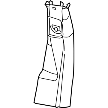 Dodge 1SW44DX9AD Panel - B Pillar Upper Trim