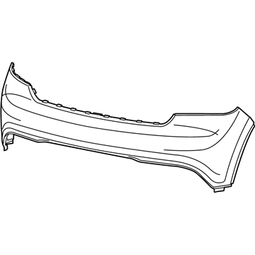 Dodge 1XV03TZZAD FASCIA Front Upper Primed