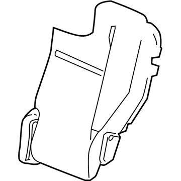 Chrysler 1CX651D5AA COVER Rear Seat Back 40 % Side