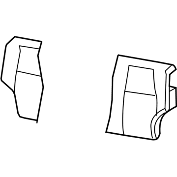 Jeep 1GK621D5AA COVER Rear Seat Back 40%