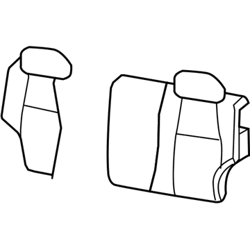 Jeep 1JH051DVAA SEAT BACK Rear 60%