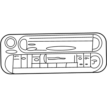 Dodge 56038583AH RADIO AM/FM/Cassette With CD