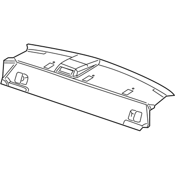 Dodge 1ZA12DX9AE PANEL Rear Shelf