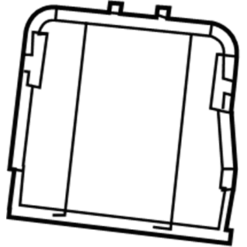 Ram 68092041AA FRAME Rear Seat Back Left