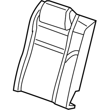 Dodge 1YD42DX9AA COVER Rear Seat Back Right