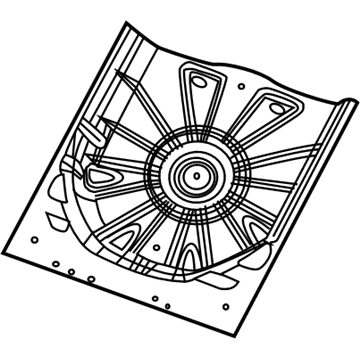 Jeep 68357423AA PAN Rear Floor