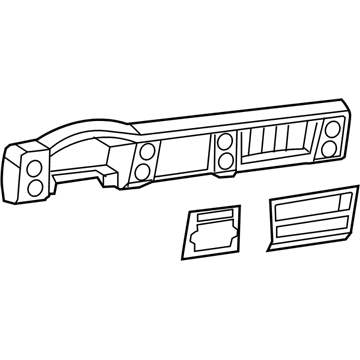 Jeep 1EJ43XDVAC BEZEL Instrument Panel Upper