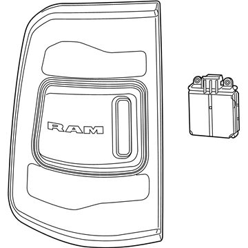 Ram Tail Light - 68262533AG