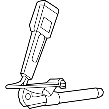 Dodge 6ET091X9AA SEAT BELT Front Inner