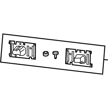 Ram 68404042AA BRACKET KIT Bumper Includes Weld Stud & Nuts