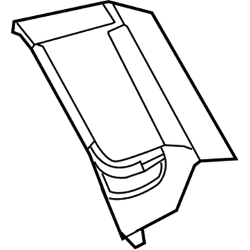 Jeep 5HS34BDXAH MOLDING C Pillar