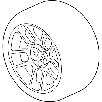 Dodge 1JJ59DX8AA WHEEL Rear