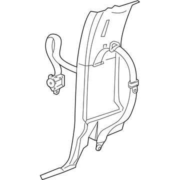 Dodge 5KM851J3AA SEAT BELT Front Outer