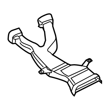 Ram 68277067AA DUCT Center Distribution