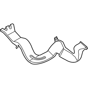 Ram 68277059AA DUCT Floor Rear