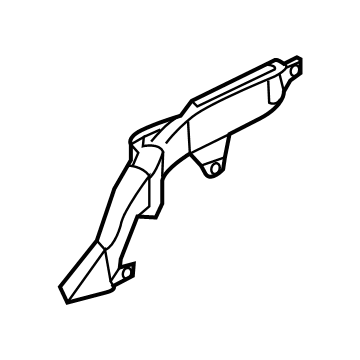 Ram 68277056AA DUCT Floor Left Lower