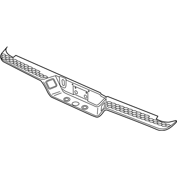 Ram 68170762AB STEP PAD Rear Bumper