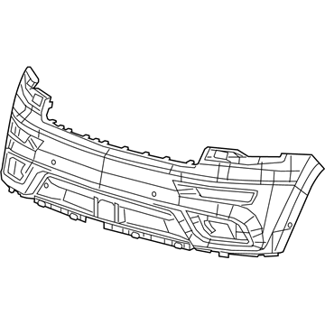 Jeep 68334991AA FASCIA Front Upper Primed