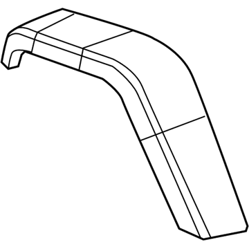 Jeep 5KF08RXFAC APPLIQUE Fender Wheel Opening