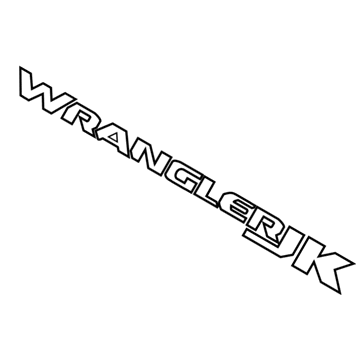 Jeep 6PA96CA1AA DECAL Front Fender Wrangler JK