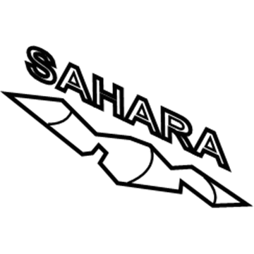 Jeep 68285717AA DECAL Sahara