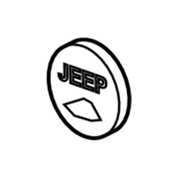 Jeep 68214753AA MEDALLION Trail Rated Fender