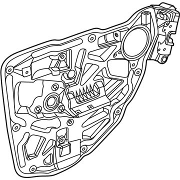 Dodge 68104165AA PANEL Carrier Plate Rear Door