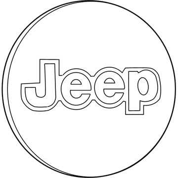 Jeep 52090402AB CAP Wheel Center