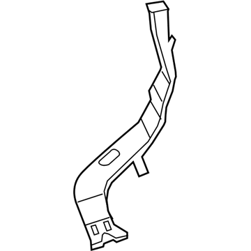 Jeep 68103281AB DUCT Floor Rear