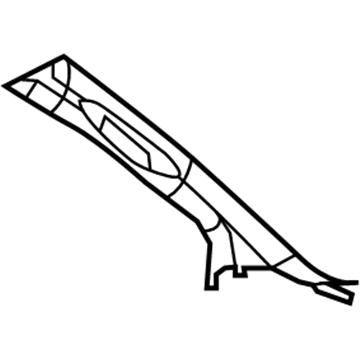 Dodge 6LV31BD1AE MOLDING Windshield Garnish A-Pillar