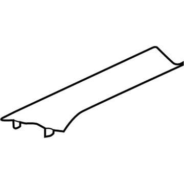 Dodge 5VK88DX9AD MOLDING A PILLAR