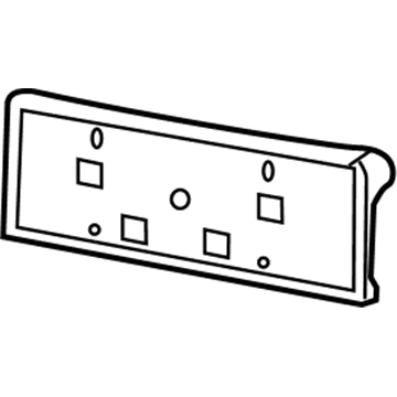 Jeep 5VF28RXFAA BRACKET KIT License Plate