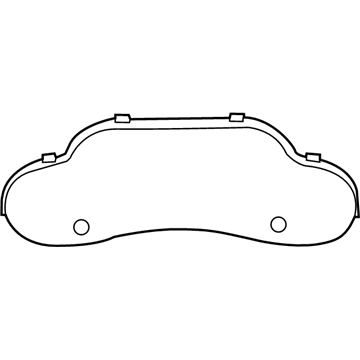 Jeep 68294529AA MASK AND LENS Instrument Cluster