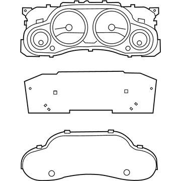 Jeep 56054391AF CLUSTER Instrument Panel