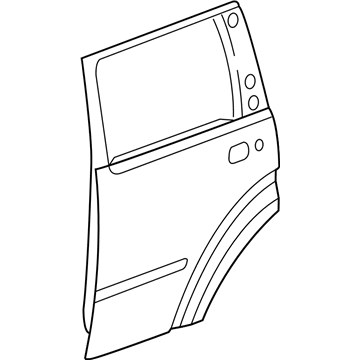 Dodge 55360898AD DOOR Rear