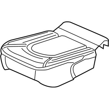 Chrysler 6EC61PL5AB COVER Rear Stow Seat Cushion