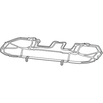 Jeep 68339893AB FRAME Rear Seat Cushion