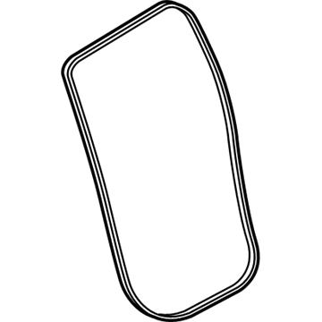 Ram 68402033AA WEATHERSTRIP Rear Door Body Mounted