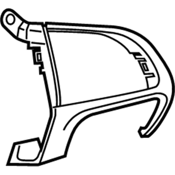 Dodge 5SQ18JSLAA BEZEL Steering Wheel