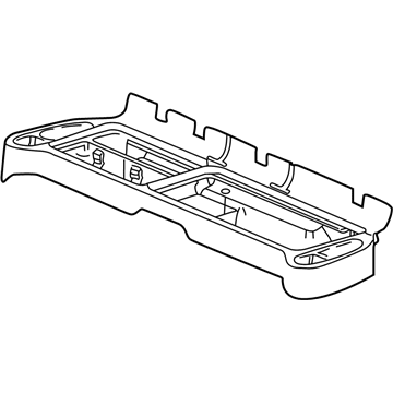 Dodge 5EM01DX9AJ BASE Load Floor