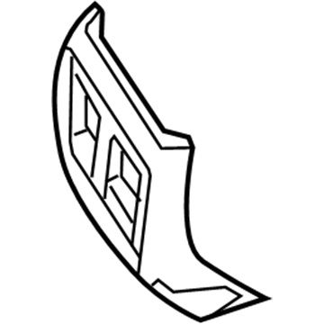 Jeep 1TL43DX9AA END CAP Console