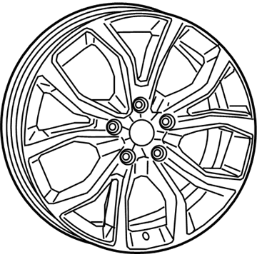 Dodge 6QP26DD5AA WHEEL Aluminum