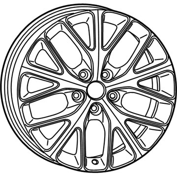 Dodge 6GA73DX8AA WHEEL Aluminum
