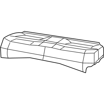 Jeep 1RG65DK7AA COVER Rear Seat Cushion