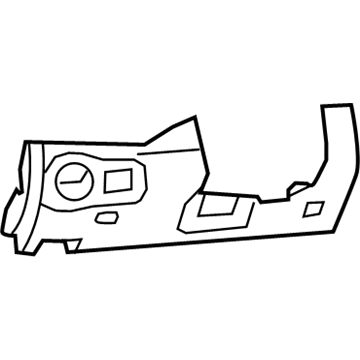 Mopar 1SV30DX9AB Kneeblocker Steering Column Opening