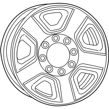 Ram 1XA75S4AAA WHEEL Steel