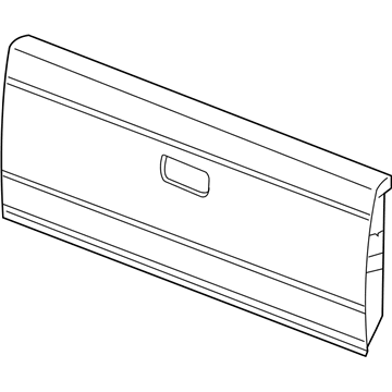 Dodge 55257014AE TAILGATE