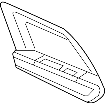 Jeep 1AA25XDVAB BOLSTER Rear Door