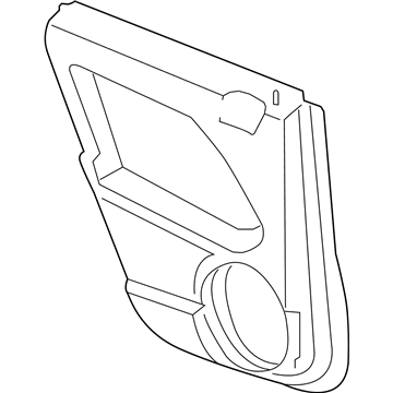 Jeep 1MB121DKAA PANEL Rear Door Trim