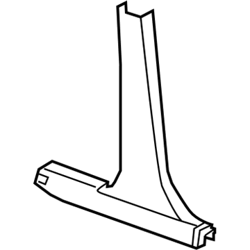 Jeep 1BS32BDAAC MOLDING B Pillar